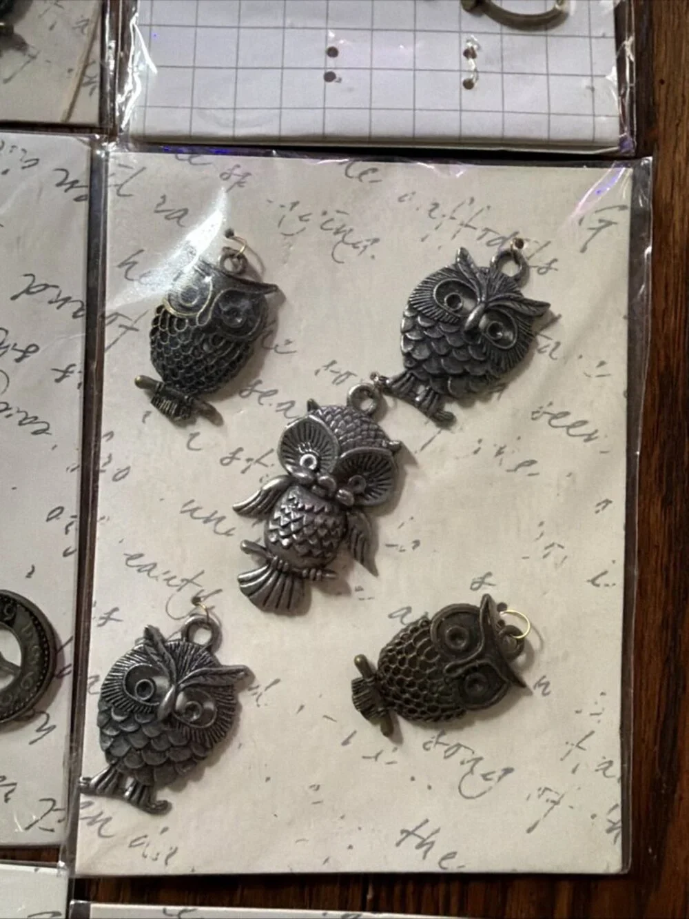 Lot Of Michael’s Maya Road Charms Embellishments Birds, Owls, Clocks, Scissors..